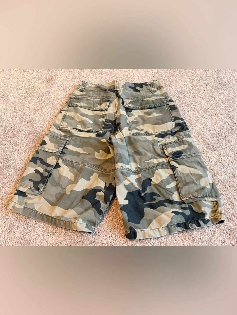 Camouflage Cargo Boy Shorts